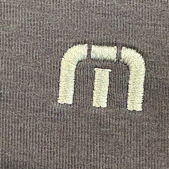 Travis Mathew APEX 1/4 Zip Activewear Stretch Top Long Sleeves Slate Blue Sz Med - Picture 9 of 10